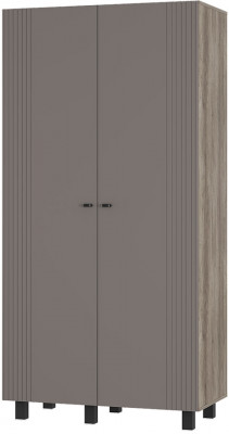 Шкаф 2-х створчатый Олива ШК-03, Дуб каньон, Муссон софт