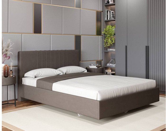 Кровать с латами Соло 180*200, Коричневый