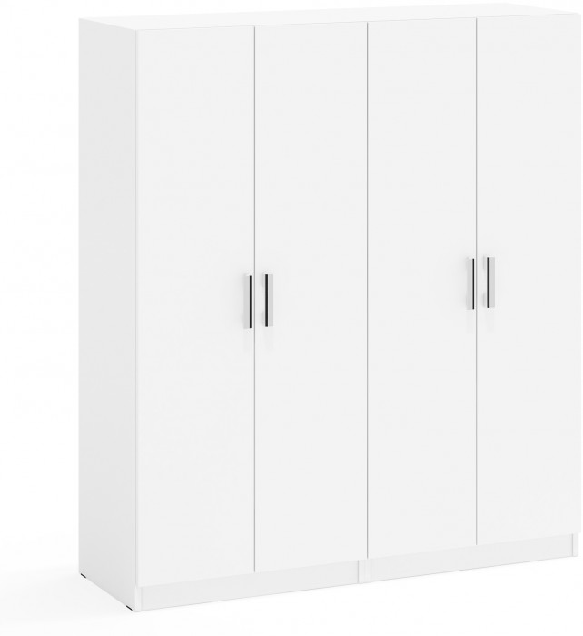 Два Шкафа С-МД-СК9Ш к компьютерному столу С-МД-СК9, цвет белый шагрень, ШхГхВ 140х45х160 см.