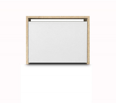 Обувница Лаком-1 Дуб Сонома / Белый