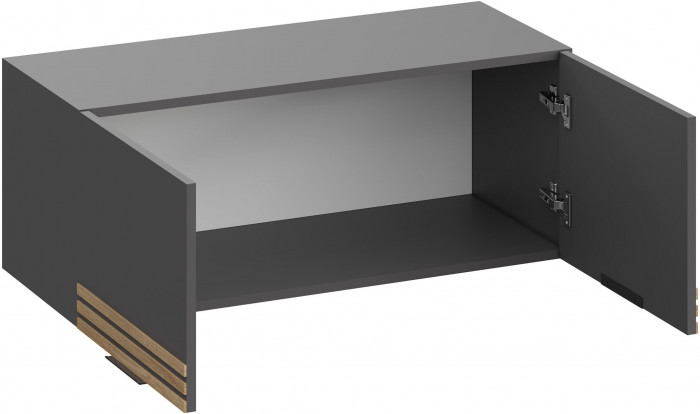 Прихожая Нао, набор №11, Дуб вотан/Графит, Вотан, Simple 27