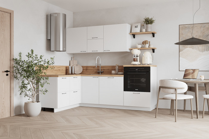 КГ Угловой 1500*2250 (с пм) , Белый софт матовый  Арника РМ