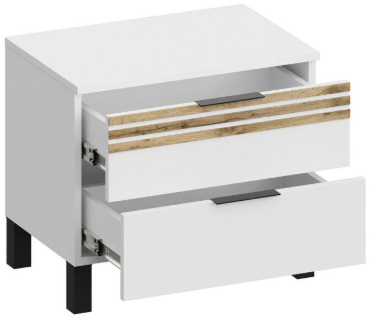 Модульная спальня Нао, набор №6, Дуб вотан (Профиль МДФ Дуб вотан)