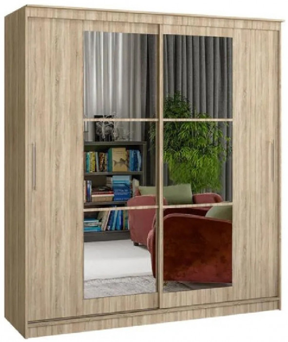 Шкаф-купе Элегант 3 1700 (Ясень шимо темный)