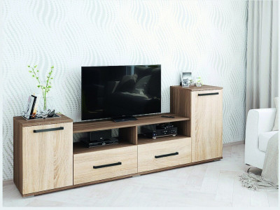 Тумба ТВ Парус-2 ясень шимо/дуб сонома