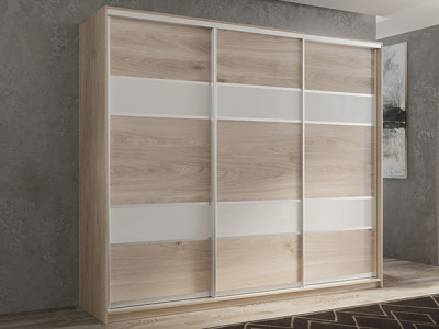 Шкаф-купе Кааппи 8 Кастелло Серый 210х45х230 см