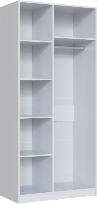 Модульная прихожая Апполия, Белый/Белый дуб