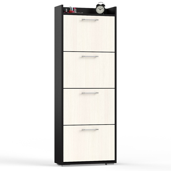 Обувница СВК 2ХЛ, цвет венге/дуб лоредо, ШхГхВ 176,3х60х25 см.