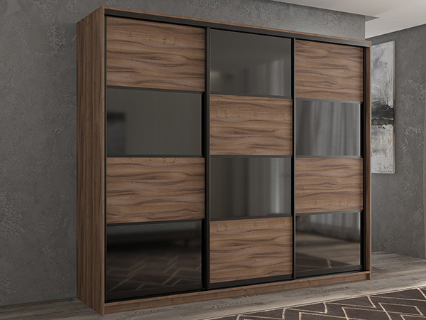 Шкаф-купе Кааппи 13 Орех Тьеполло 210х45х230 см