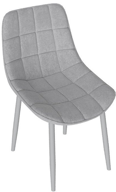 BOSTON Стул (Черный муар/Велюр V003 темно-серый)