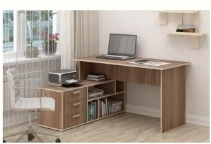 Стол компьютерный СК-11, ЛДСП (графит)