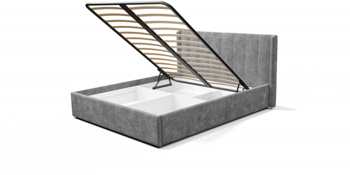 Кровать с подъемным механизмом Версаль КР-18 (1,6м), Хром