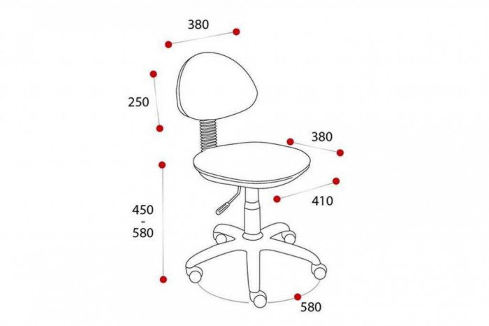 Кресло Стар черный/B 10