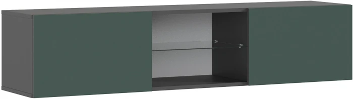 Норд Модульная Гостиная, вариант №1, Графит/Изумрудный