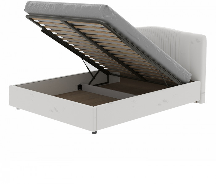 Кровать-12М с подъёмным основанием 1600 белая