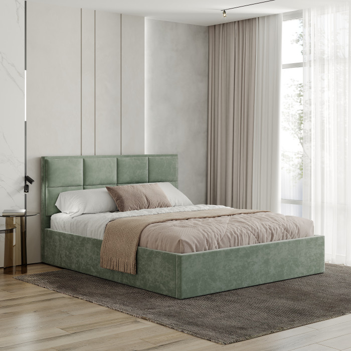 Кровать 160х200 с реечным настилом Линда КР-16, Эвкалипт