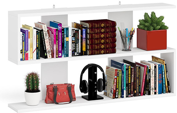 Мори Полка 1200, цвет белый, ШхГхВ 120х21х64,8 см., универсальная сборка