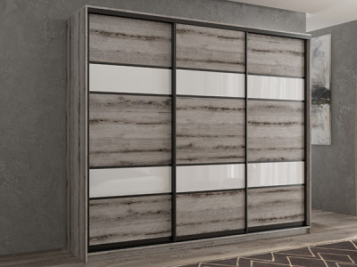 Шкаф-купе Кааппи 8 Эвок Окаменелый 200х45х230 см