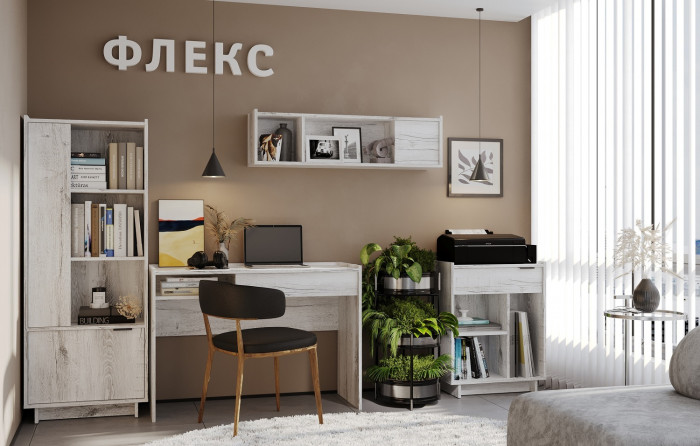 Тумба с ящиком Флекс 27 Дуб Шавиниган