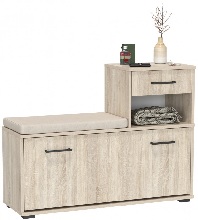 Лира ГК 2-0714дубсон Тумба под обувь, дуб сонома