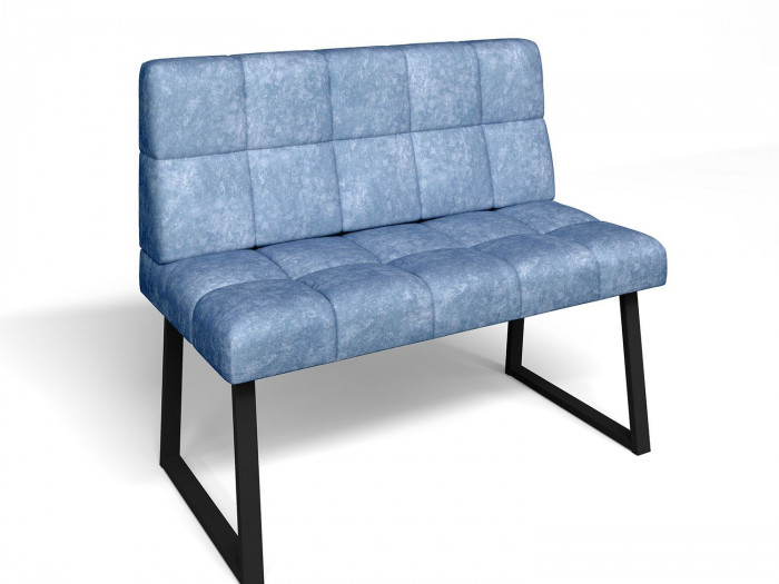 Кухонный диван Реал МД 1100 Лагуна/Черный муар