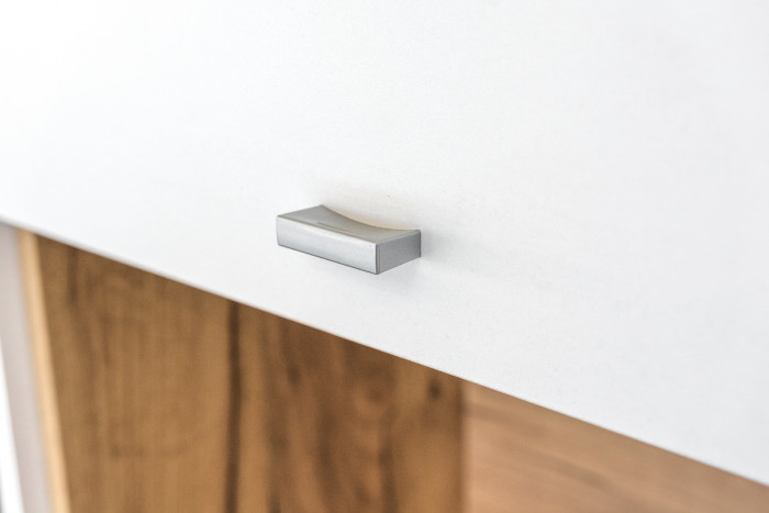 Бэль 10.91 Тумба, цвет дуб крафт золотой/белый премиум, ШхГхВ 131,4х43х66,2 см., НЕ универсальная сборка