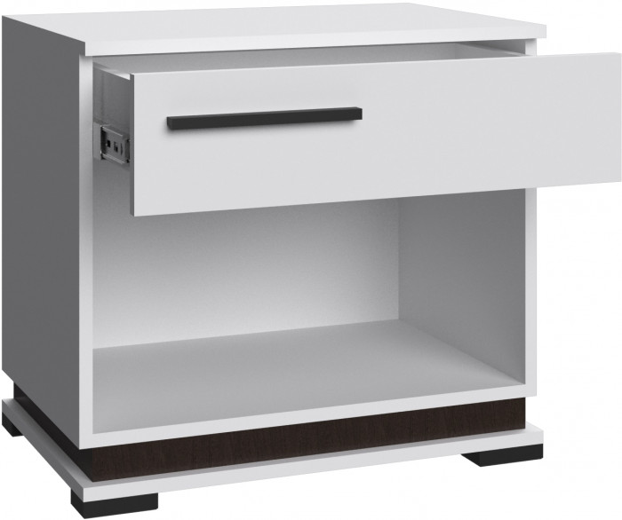 Модена Тумба МТ-30 белый/венге