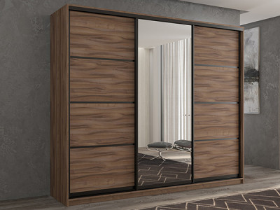 Шкаф-купе Кааппи 2 Орех Тьеполло 180х45х230 см