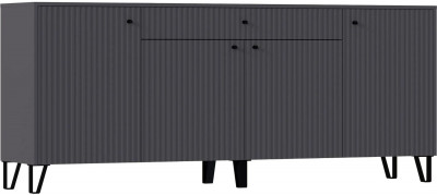 Оливия Комод (Графит, Графит Софт)