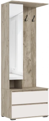 Прихожая Норд, Крафт серый/Кашемир