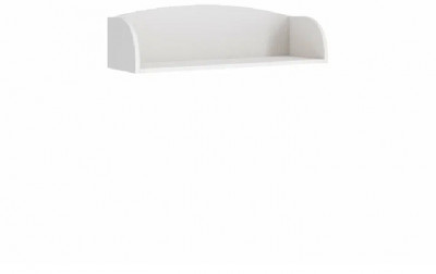 МС Лавис Полка ПЛД 800.1, Белый/Белый Софт