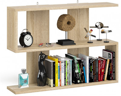Мори Полка 900, цвет дуб сонома, ШхГхВ 90х21х64,8 см., универсальная сборка