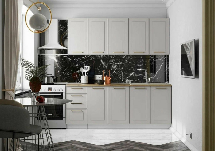 кухня Милена 2,0м белый/шампань