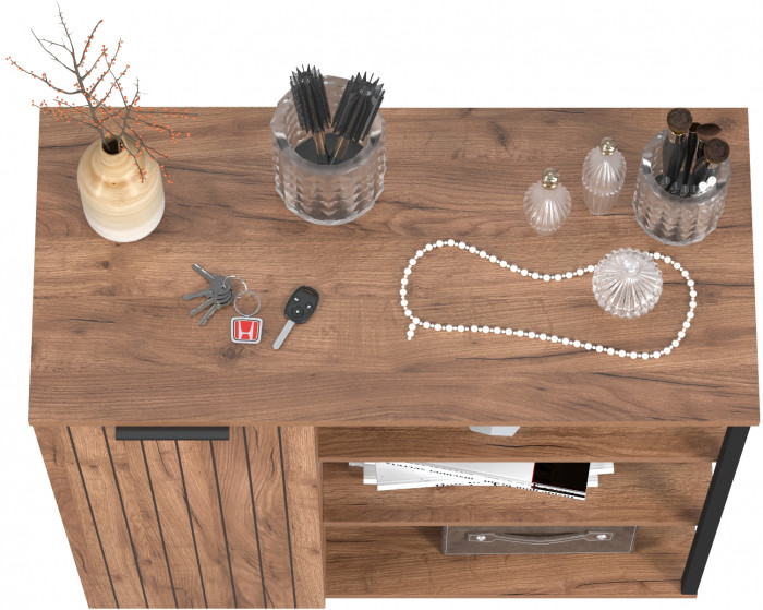 Гранд 16.222 Комод, цвет дуб крафт табачный, ШхГхВ 82х38,4х81,5 см., универсальная сборка