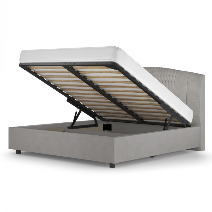 Кровать-12М с подъёмным основанием 1800 дым