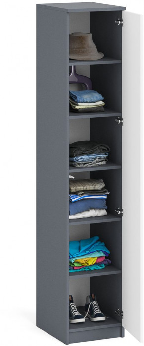 Мори Пенал МШ400.1, графит/белый