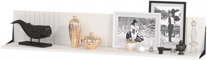 Валенсия Гостиная № 103, ЛДСП белый шагрень/МДФ белый шагрень