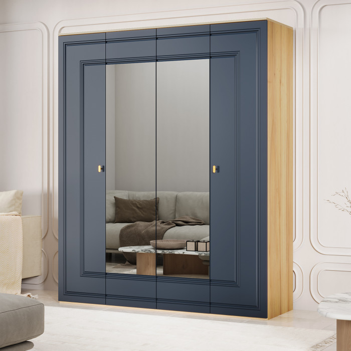 Шкаф 4-х дверный Вега Сапфир