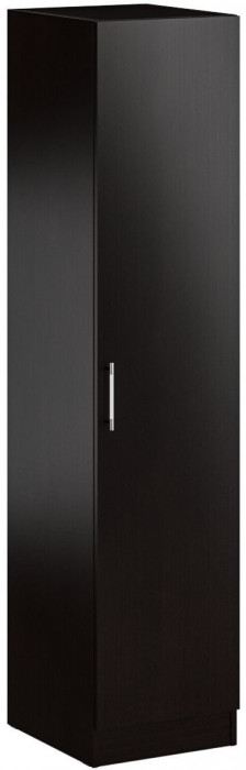 Кровать 1800 + Пенал Стандарт, цвет венге, ШхГхВ 183,5х203,5х70 + 45х52х200 см., сп.м. 1800х2000 мм., без матраса, основание есть