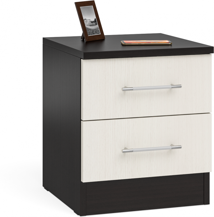 Фиеста Кровать 1800 + тумба, цвет венге/дуб лоредо, ШхГхВ 225х203,5х80 см., сп.м. 1800х2000 мм., б/м, основание есть