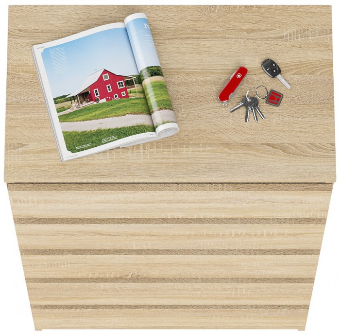 Мори Комод МК700.5, цвет дуб сонома, ШхГхВ 70,4х41х114 см.