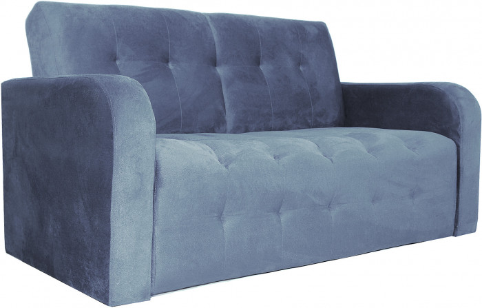 Диван прямой, материал велюр, цвет серый, для офиса, дома, гостиной, кухни Оксфорд