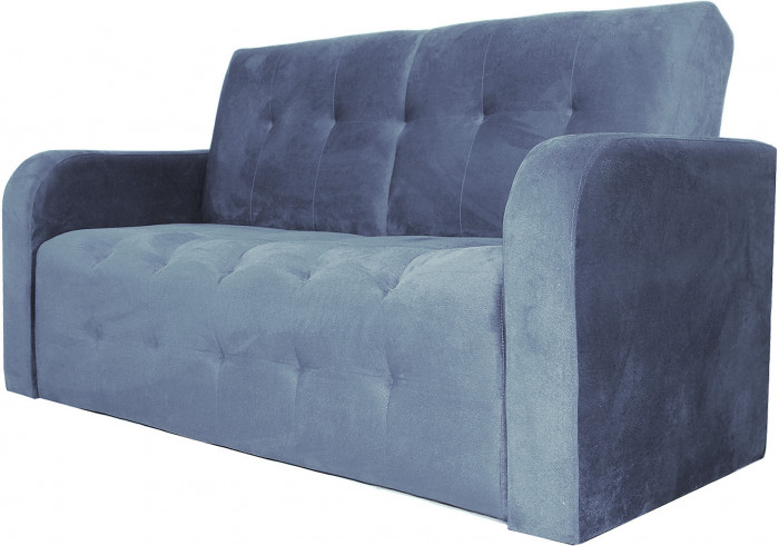 Диван прямой, материал велюр, цвет серый, для офиса, дома, гостиной, кухни Оксфорд