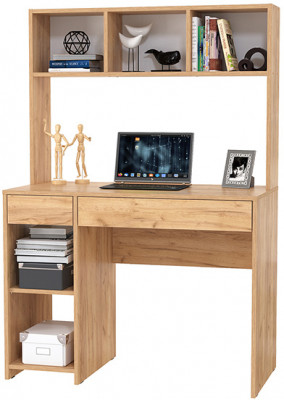 компьютерный стол Комфорт 12.77F, дуб крафт золотой