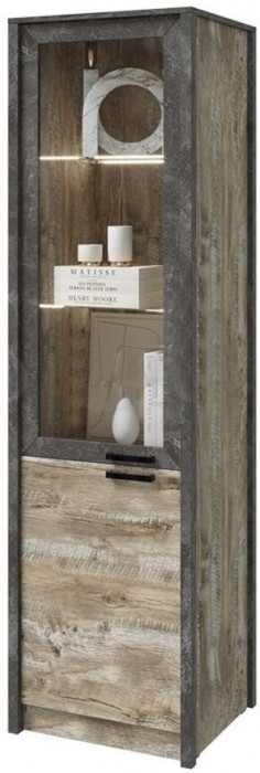 Модульная гостиная Амели юкон/бетон (Дуб Юкон / Бетон темный)