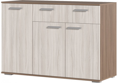 Комод К-4 шимо темный/шимо светлый