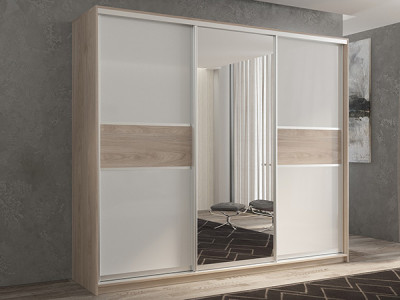 Шкаф-купе Кааппи 10 Кастелло Серый 210х60х230 см