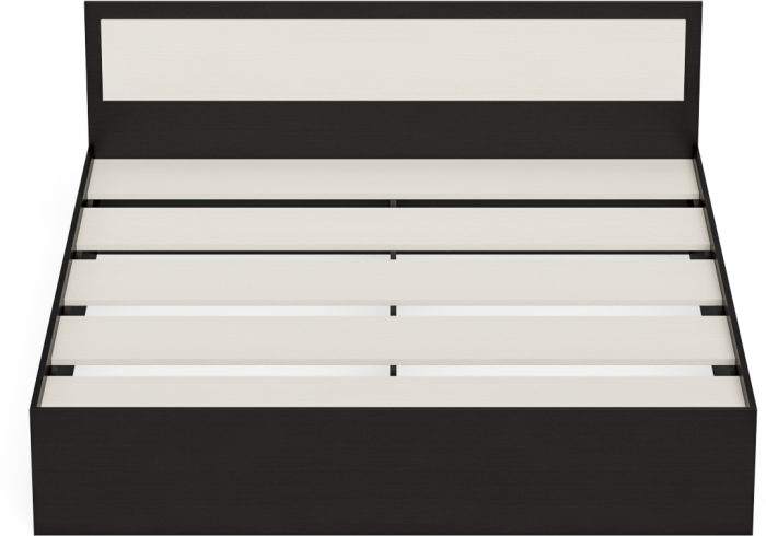 Фиеста Кровать 1800, цвет венге/дуб лоредо, ШхГхВ 183,5х203,5х80 см., сп.м. 1800х2000 мм., без матраса, основание есть