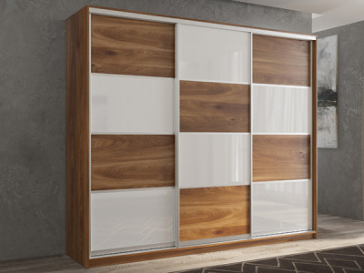 Шкаф-купе Кааппи 14 Кастелло Бренди 240х45х230 см