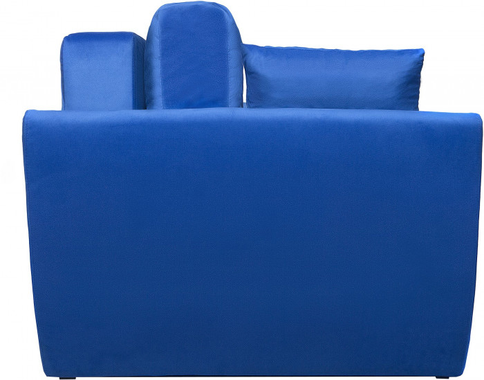 Диван-кровать Амстердам Люкс, 160х195, еврокнижка, пружинный блок, велюр, синий